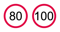 max. Geschwindigkeiten