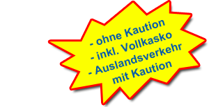 ohne Kaution
