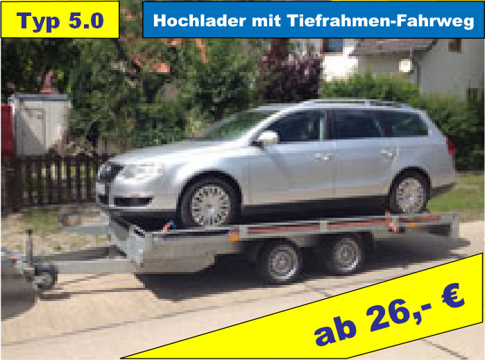 Anhängertyp 5.0 Autotrailer als Hochlader ab 24,-€